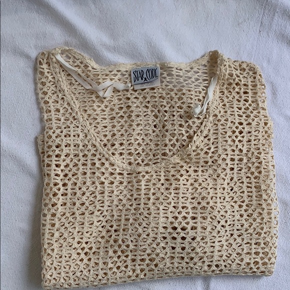 SUMMER TOP WITH EYELETS SIZE M - Picture 2 of 3